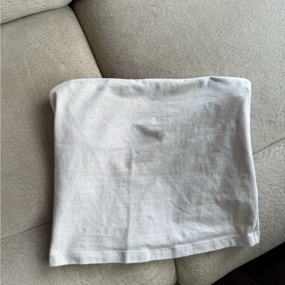 aerie cotton Strapless Beige Tube Top - Picture 6 of 6